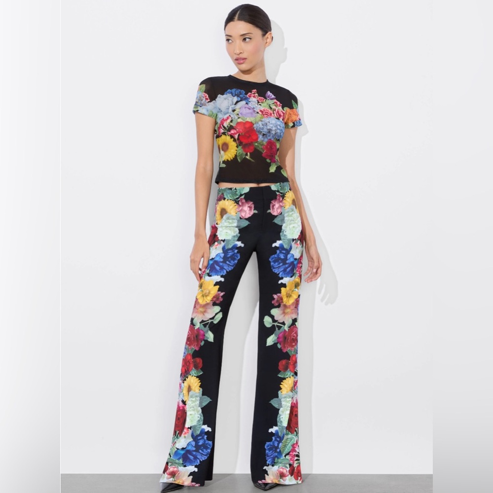 Alice + Olivia Andrew Mid Rise Pants. - Picture 5 of 12